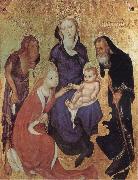 ALTICHIERO da Zevio The Mystic Marriage of St Catherine oil painting